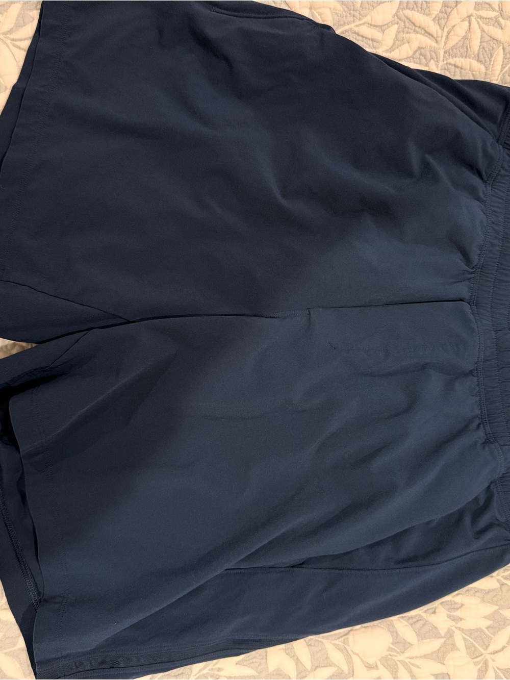 Lululemon Navy Pace Breaker Linerless Short 7”